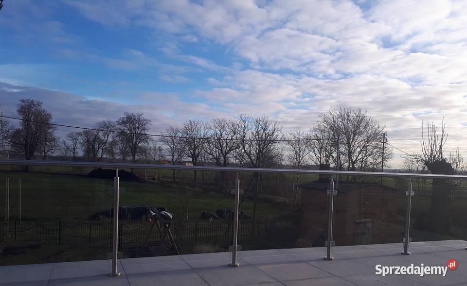 BALUSTRADA BARIERKA SZKLANA ZE STALI NIERDZEWNEJ małopolskie Wieliczka