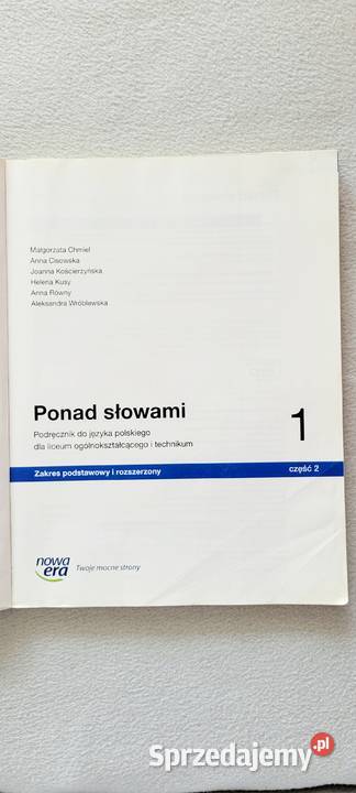 Ponad słowami 1 Pruszków sprzedam
