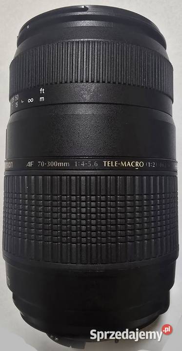 Obiektyw zmiennoogniskowy Tamron AF 70300mm f456 Bobrówko sprzedam