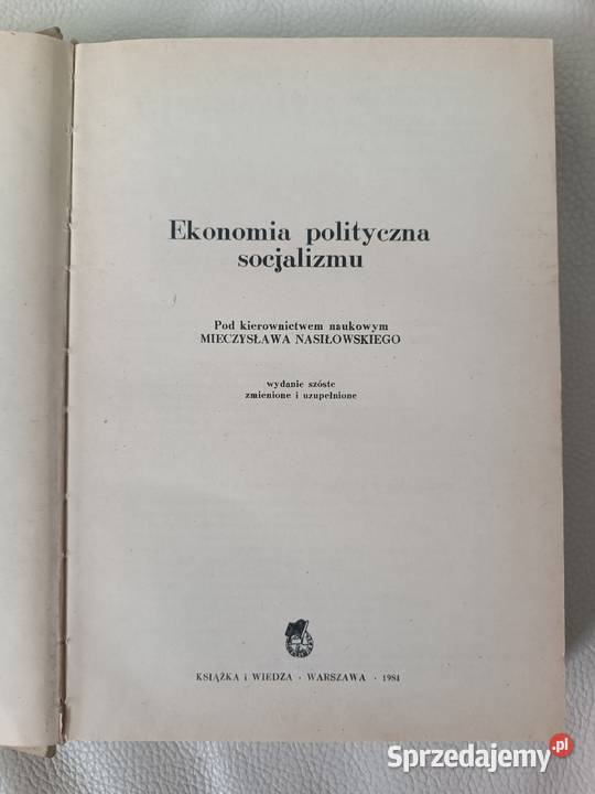 Ekonomia polityczna socjalizmu M Nasiłowski Bydgoszcz