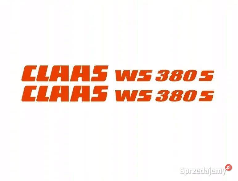 Naklejki naklejka oklejenie Claas WS 380 S Janików
