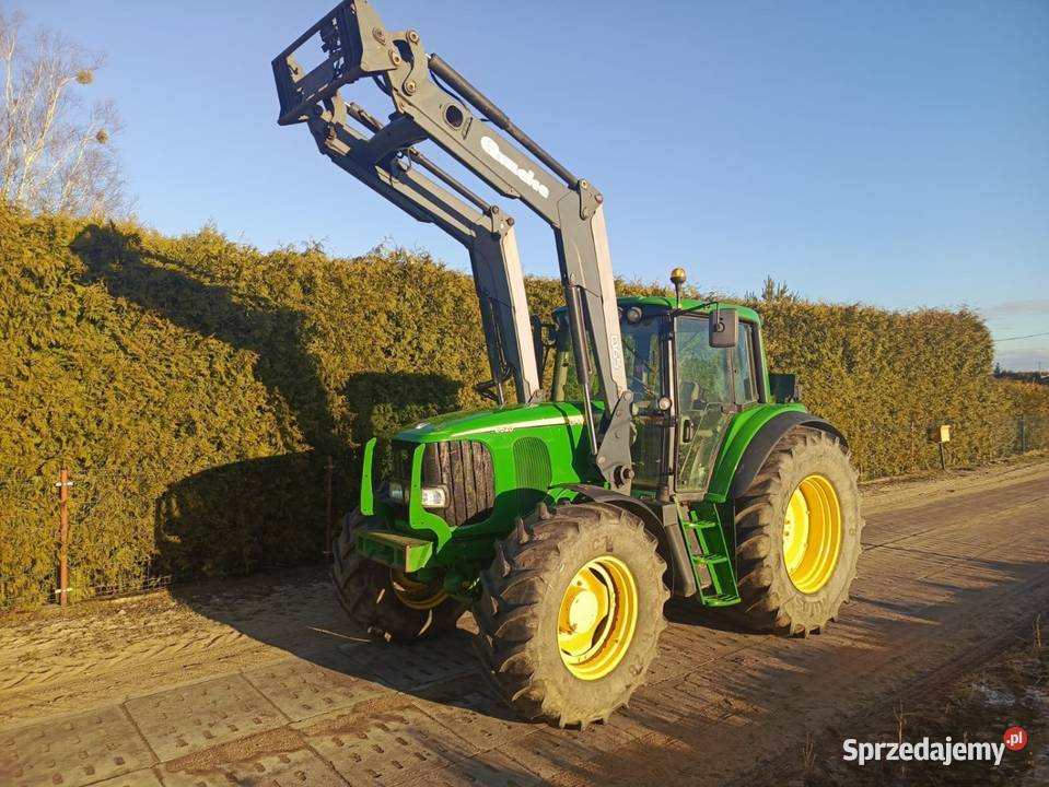 John Deere 6620 z Turem Quick Q65 Zaczep górny Rolnictwo Łobżenica