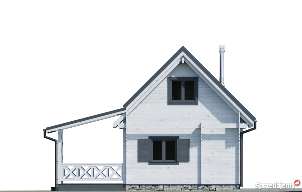 DREWNIANY DOMEK LETNISKOWY ALICJA III 62 21 M2 Mrągowo