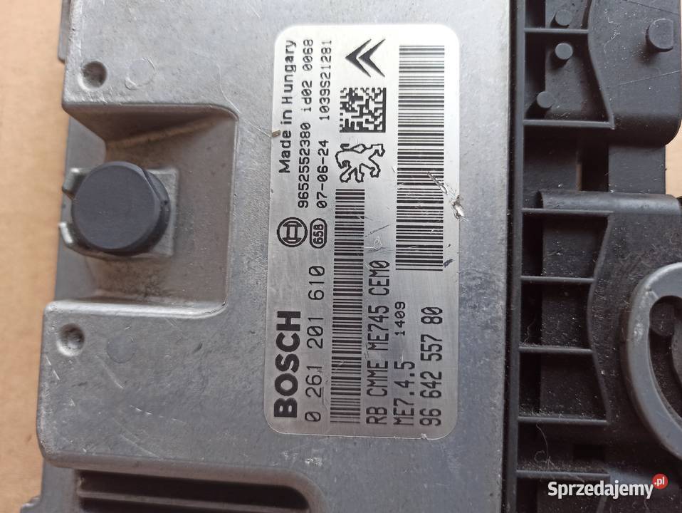 PEUGEOT 307 0107 16 benz komputer silnika C4 206 komputery Bolesławiec sprzedam