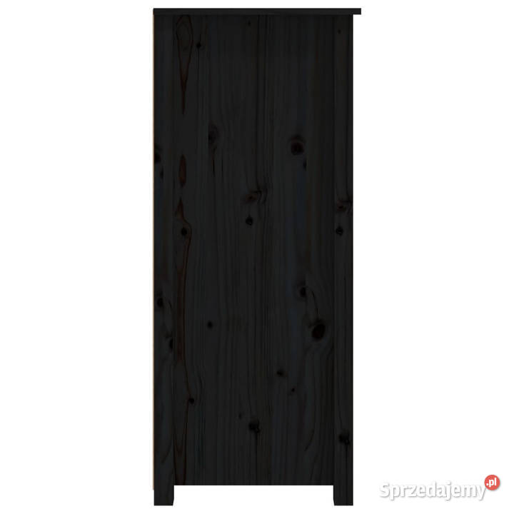 Szafka czarna 83x415x100 lite drewno sosnowe Warszawa
