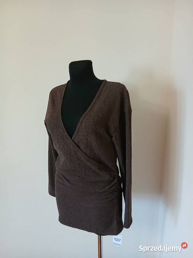 Bluzka Boohoo rozmiar 44 Bez wzoru Łomża