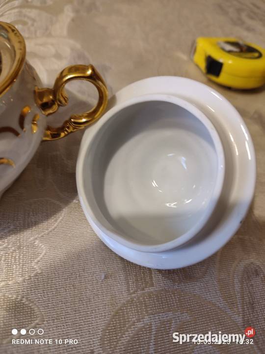 Cukiernica złoty liść Wałbrzych Filiżanki i spodki zachodniopomorskie Stargard