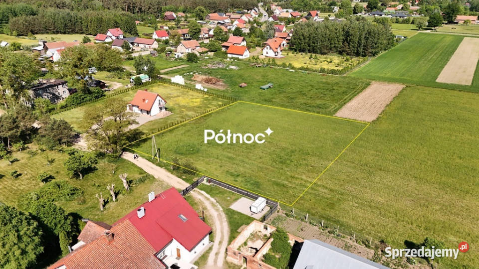 Regiel duża działka budowlana w spokojnej warmińsko-mazurskie