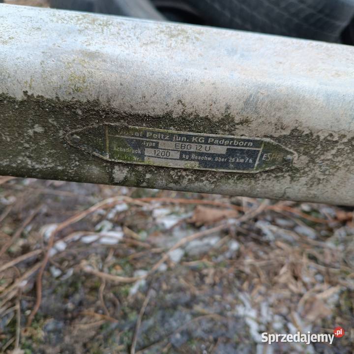 Przyczepa przyczepka dyszel z hamulcem towarowe