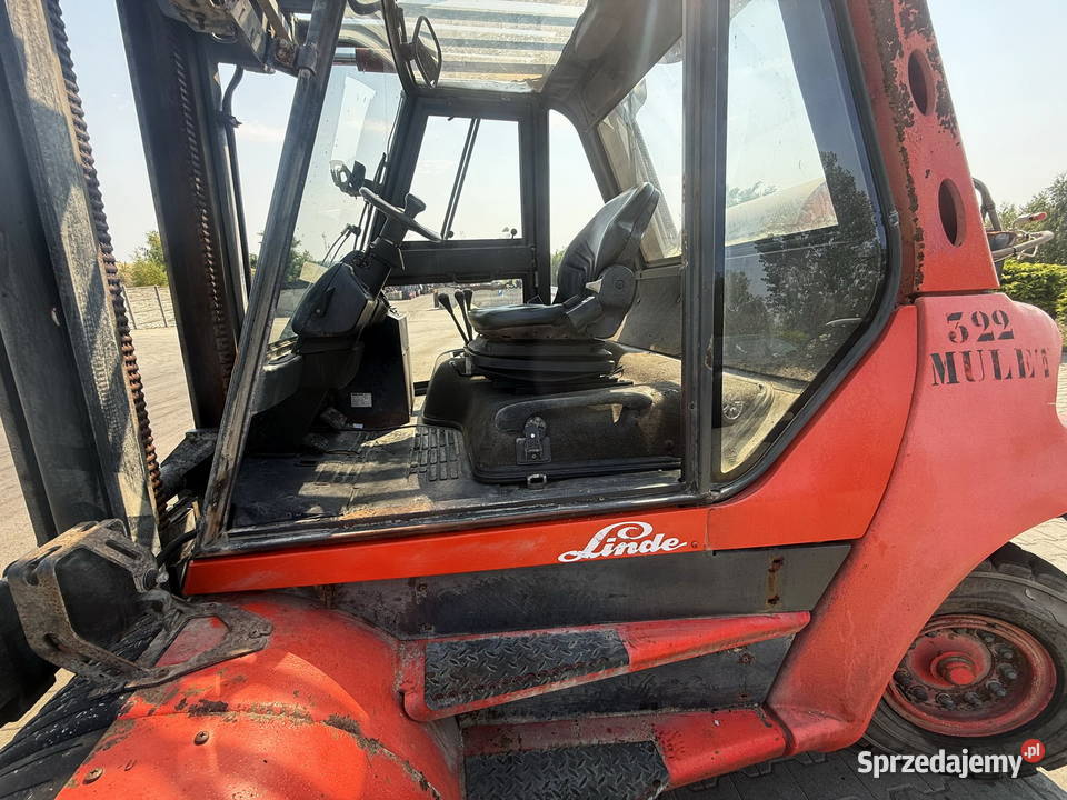 wózek widłowy LINDE H60T03 LPG udźwig 6000 410m Działoszyn