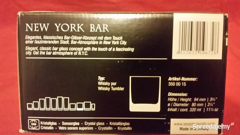 Stolzle Lausitz szklanki do whisky Kielce