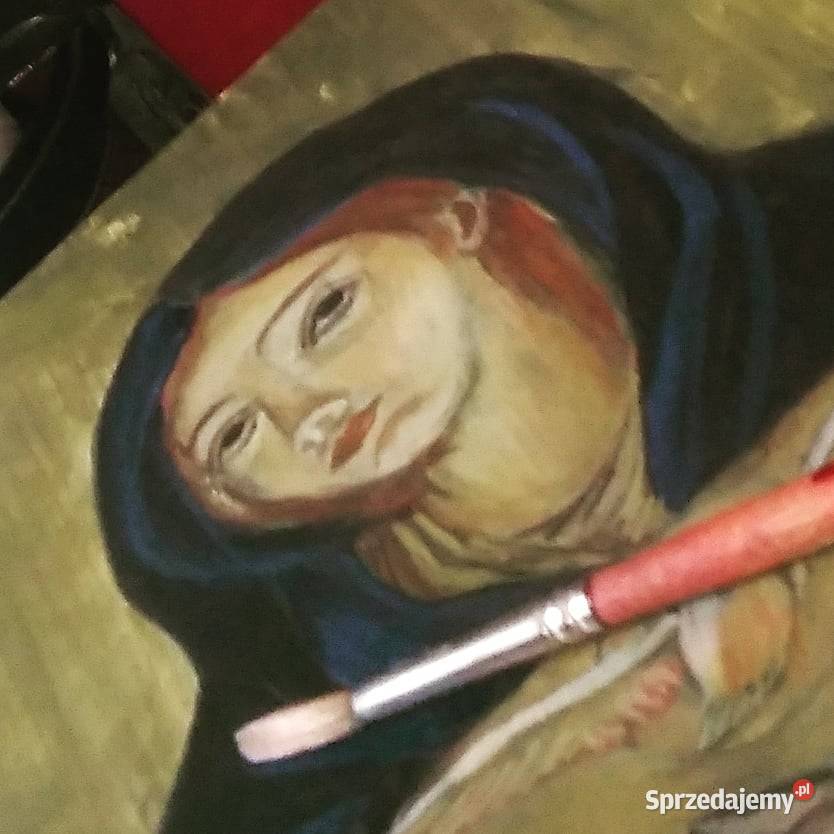 Ikona pisana Mandylion 30 x 30 Szczecin