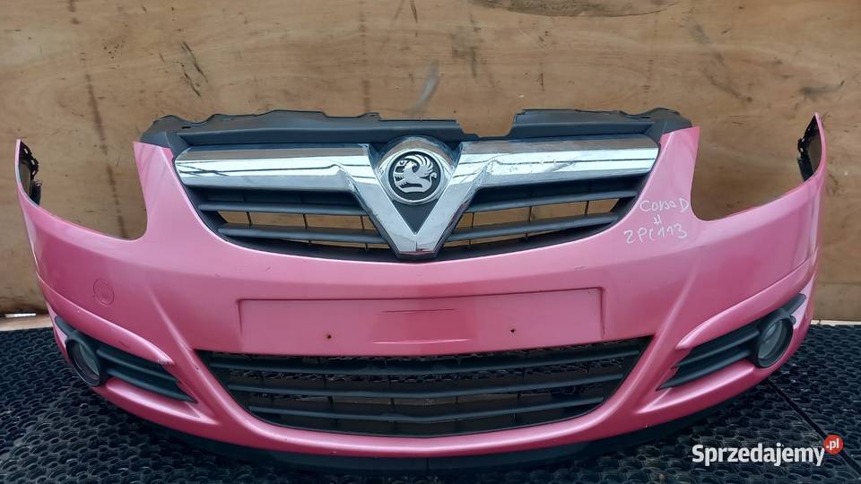 OPEL CORSA D ZDERZAK PRZÓD HALOGEN Zbierkowo