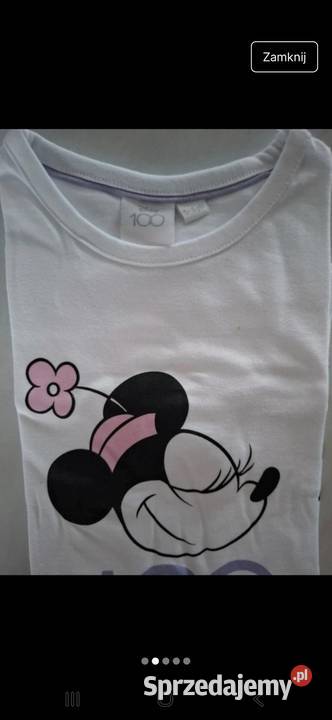 Tshirts Disney Minnie zestaw 2 100 bawelna Bluzki, koszulki i kaftaniki Małęczyn sprzedam