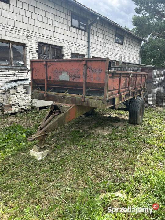 Rozrzutnik obornika 4t jednoosiowy tanio Szczeglin