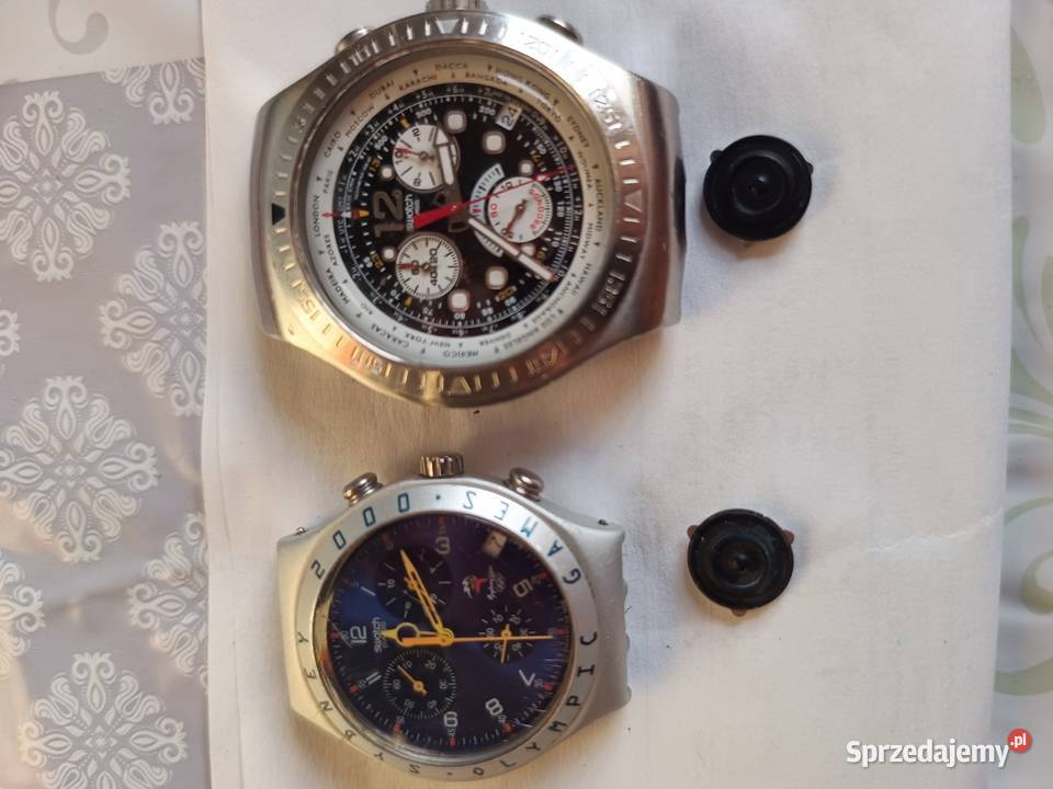 Dwa zegarki Swatch