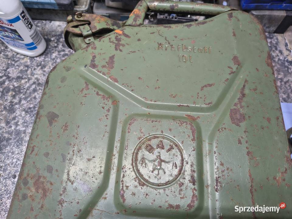 KANISTER METALOWY 10 L KRAFTSTOFF BAT DDR Dniepr