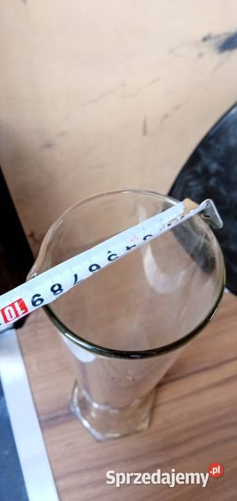 Cylinder miarowy szklany czasy prl dolnośląskie