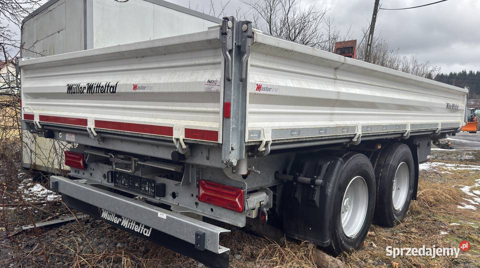przyczepą tandem Mller Mitteltal 144 małopolskie sprzedam