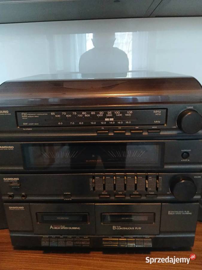 specjalnych amatorów Wieża Samsung tuner 2x Elektronika