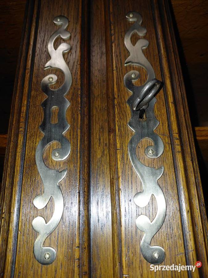 Stylowy kredens witryna do jadalni lite drewno Białystok sprzedam