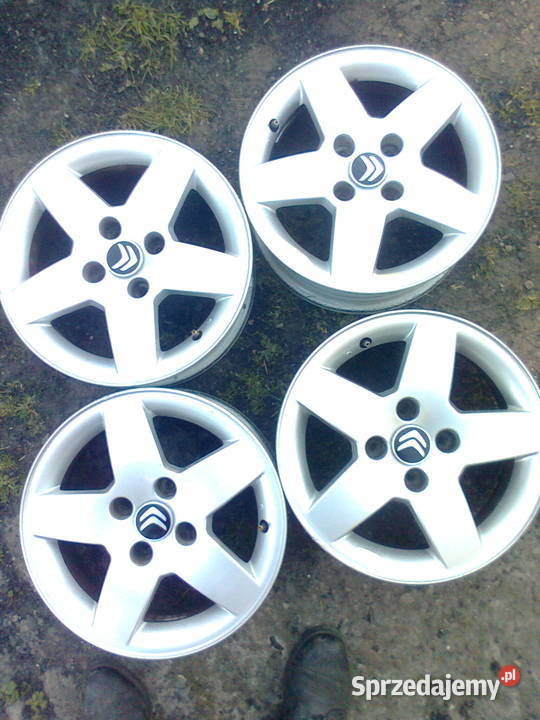 felgi aluminiowe 15 Citroen Berlingo C3 C4 sprzedam