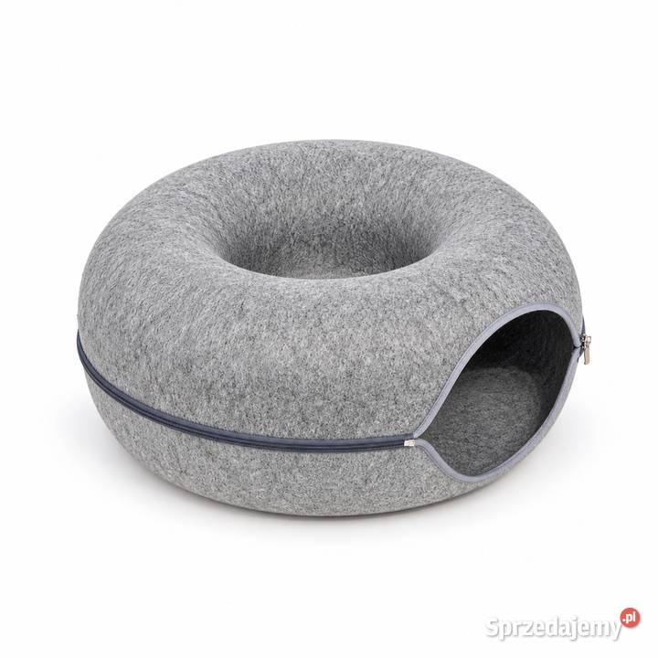 Legowisko i Tunel Kota 2w1 Donut Filcowe Pączek