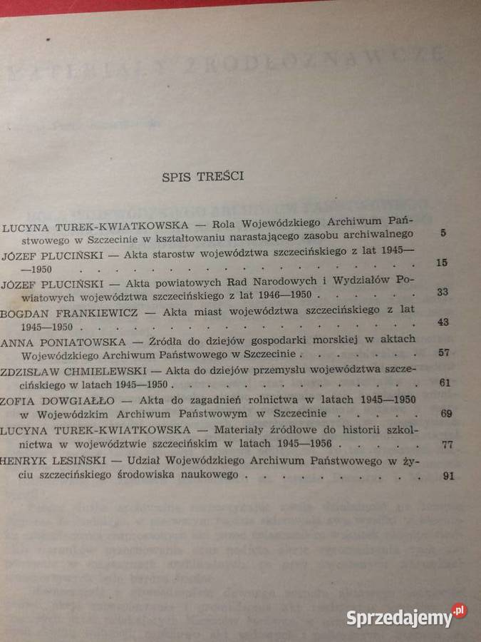 3193 Akta Do Dziejów Pomorza Szczecińskiego zachodniopomorskie Szczecin