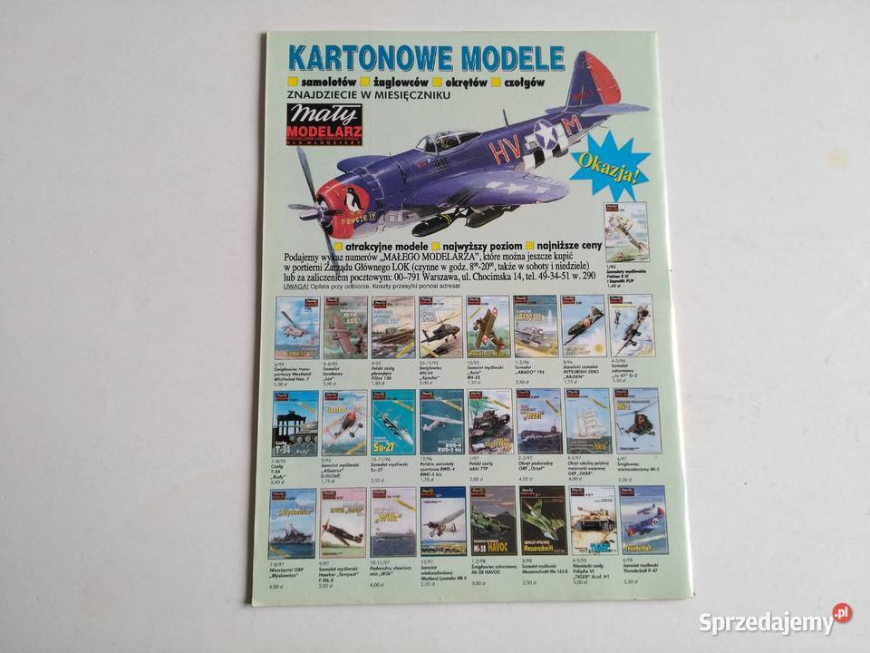 Mały Modelarz 10111998 Statek żeglugi Dąbrowa Górnicza