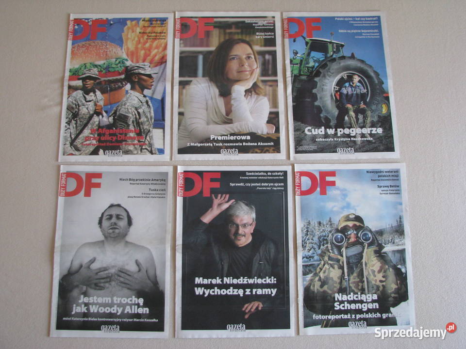 DF Duży Format tygodnik Gazety Wyborczej z roku miękka małopolskie Brzegi