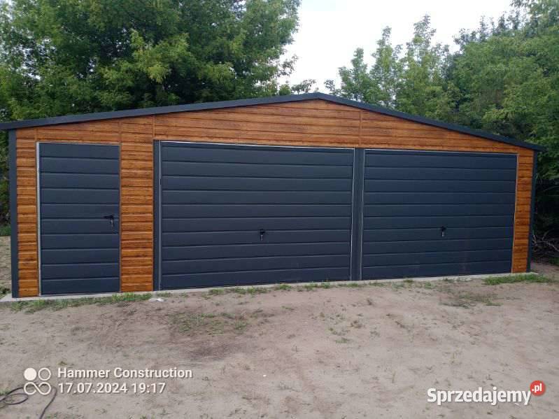 Garaż blaszany Wzmocniony PROFILAMI Producent Sandomierz