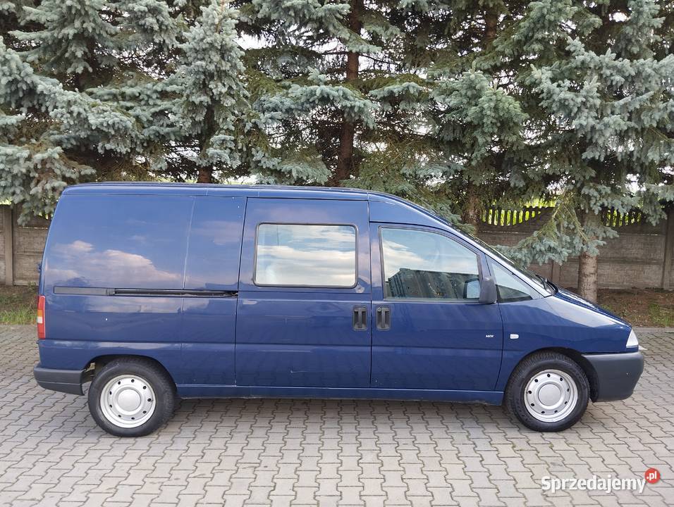 Citroen Jumpy 6osobowy Long długi paka 20 HDI 90 elektryczne lusterka Samochody osobowe podkarpackie sprzedam