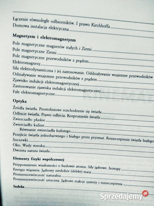 Repetytorium gimnazjalisty fizyka Warszawa