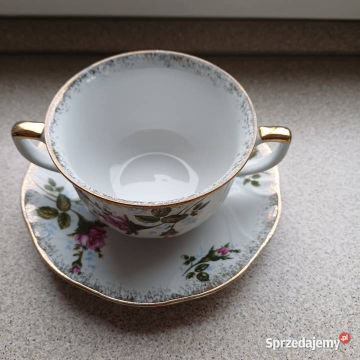 Bulionówka ze spodkiem flaczarka Sieradz