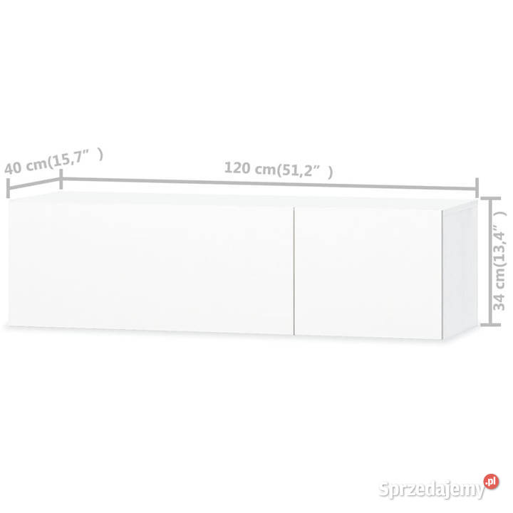 Szafka TV 120x40x34 materiał drewnopochodny