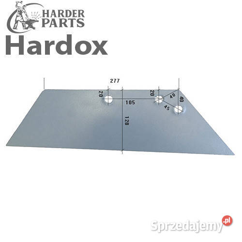 Lemiesz 300hektarów HARDOX DG545P części do nieuszkodzony Suwałki