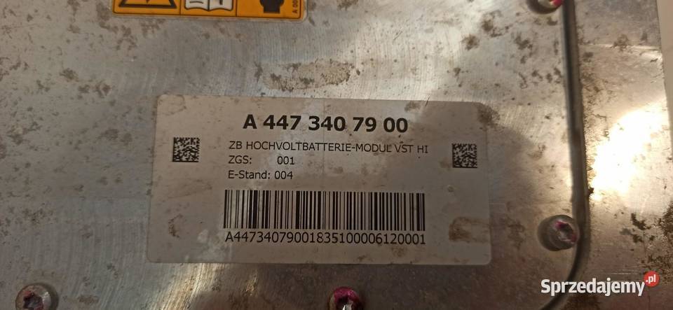 MERCEDES VITO W447 MODUŁ ŁADOWANIA A4473407900 osobowe