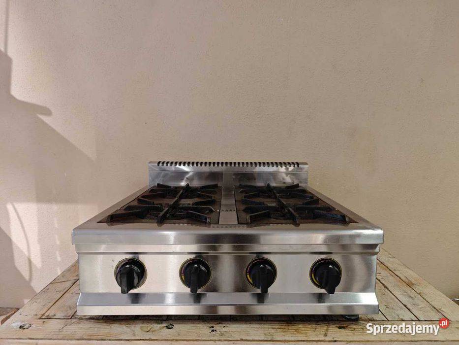 Kuchnia gastronomiczna gazowa 4palnikowa blatowa Góra