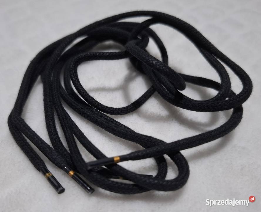 Sznurówki 87 okrągłe 3mm czarne Ringelspitz Czeladź