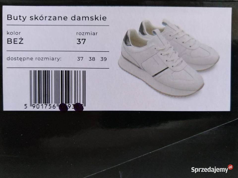 NOWE Damskie buty skórzane sznurowane wiązane Zabrze