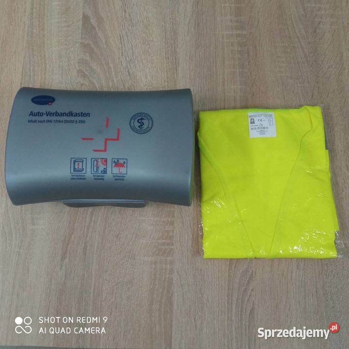 Zestaw gaśnica apteczka trójkąt kamizelka Radom sprzedam
