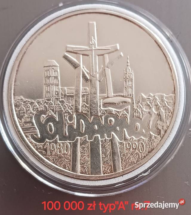 100 000 Solidarność 1990 r Typ A 7 Konin