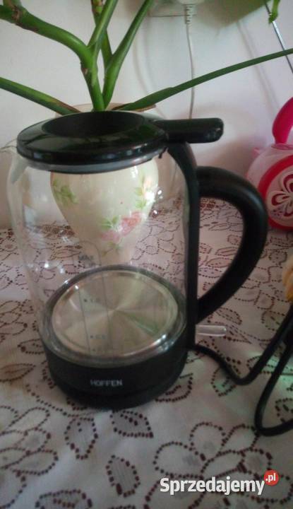 Szklany czajnik elektryczny Hoffen AGD drobne mazowieckie
