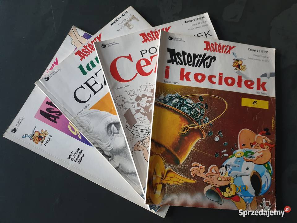 Asterix 4 komiksy pierwsze wydania