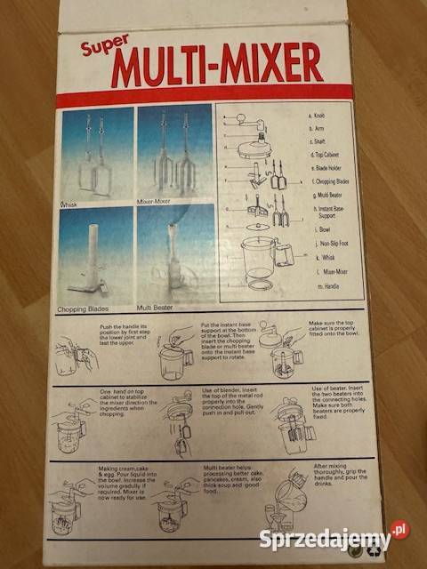 Super Multi Mixer AGD drobne ręczny komplet Częstochowa sprzedam