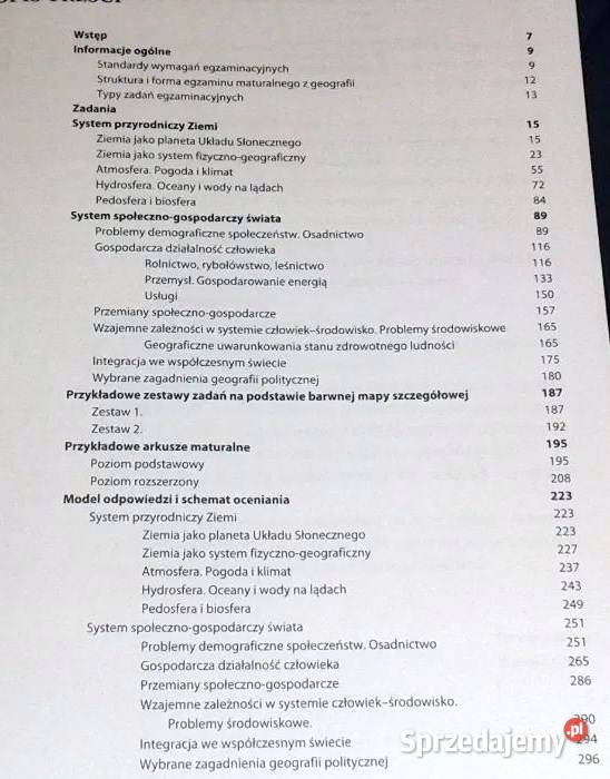 Geografia Poziom podstawowy i rozszerzony Matura Chełm