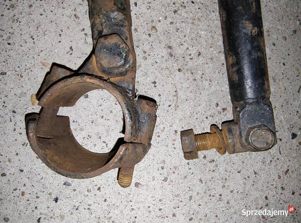 Cięgno uchwyt mocowanie ramy bocznego wózka M72 wielkopolskie Leszno