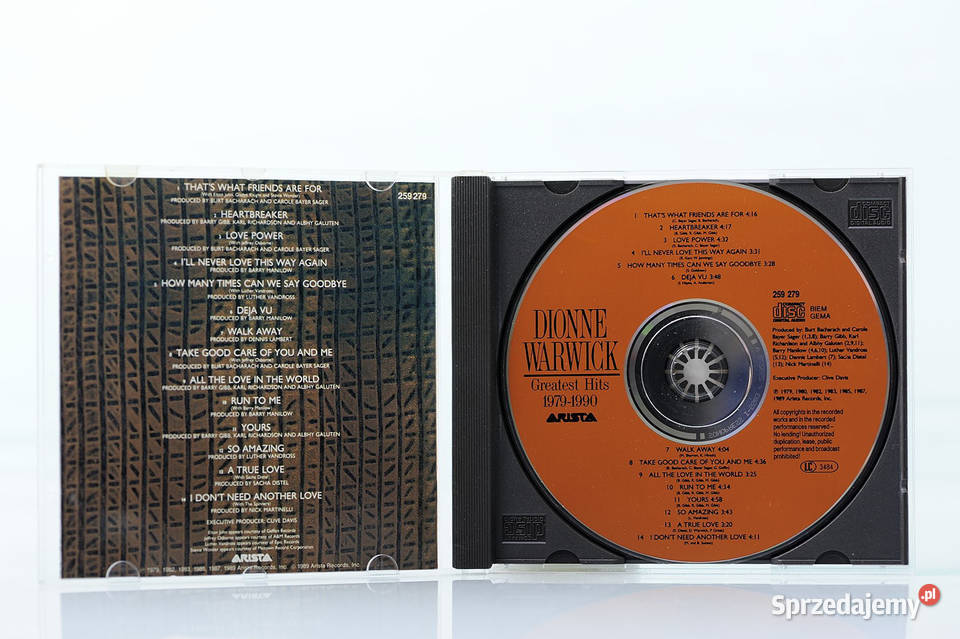 Dionne Warwick Greatest Hits 19791990 CD dolnośląskie
