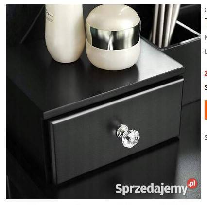 Stylowa Toaletka biurko z Hokerem i bez ramkowym Rumia sprzedam