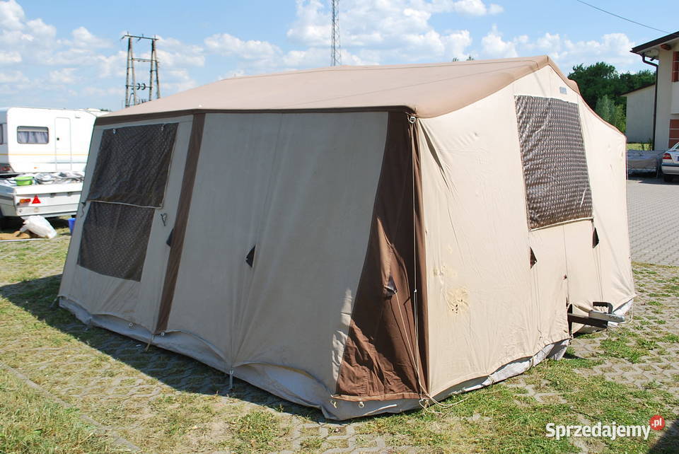 RETRO PRZYCZEPA KEMPINGOWA NAMIOTOWA CONWAY mazowieckie Grzebowilk